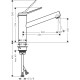 Hansgrohe Змішувач для кухні Zesis M33 150 (74802800)