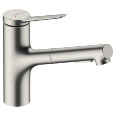Hansgrohe Змішувач для кухні Zesis M33 150 з витяжним виливом sBox Lite (74803800)