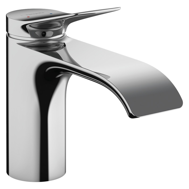 Hansgrohe VIVENIS смеситель для умывальника 80, со сливным гарнитуром pop-up, цвет хром, (75010000)