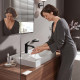 Hansgrohe Змішувач для умивальника Vivenis 110 чорний матовий