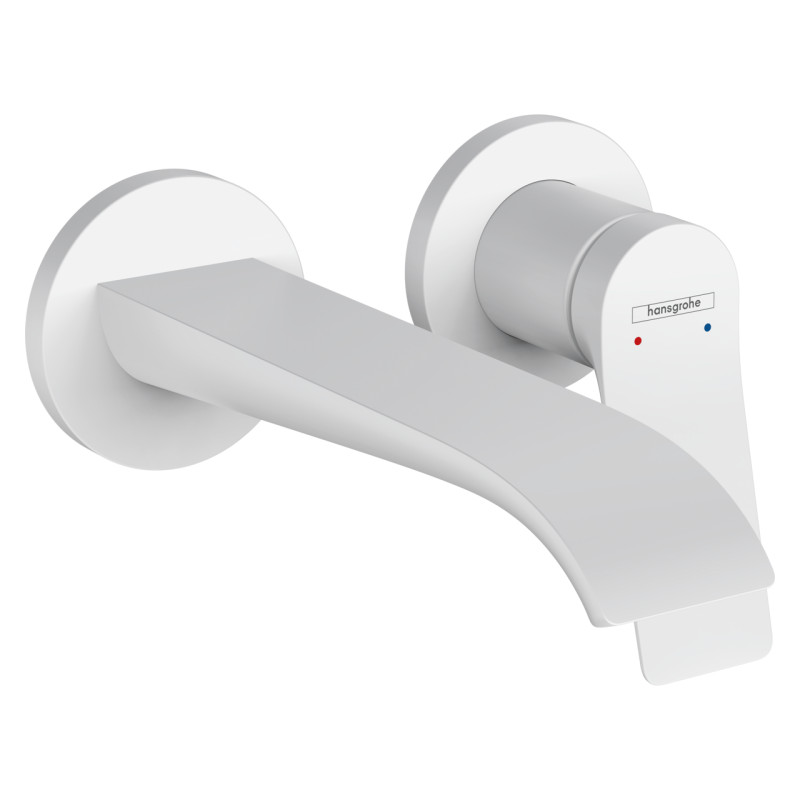 Hansgrohe VIVENIS смеситель для умывальника, СМ, излив 19,5см, белый матовый, (75050700)
