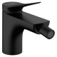 Hansgrohe VIVENIS смеситель для биде, однорычажный, со сливным гарнитуром pop-up, цвет черный матовый, (75200670)