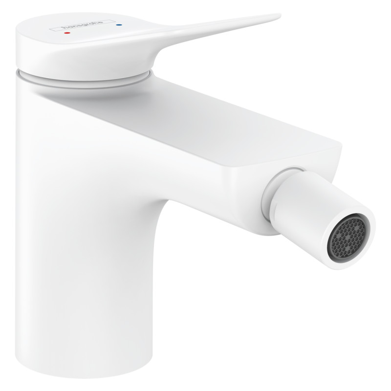 Hansgrohe VIVENIS смеситель для биде, однорычажный, со сливным гарнитуром pop-up, белый матовый, (75200700)