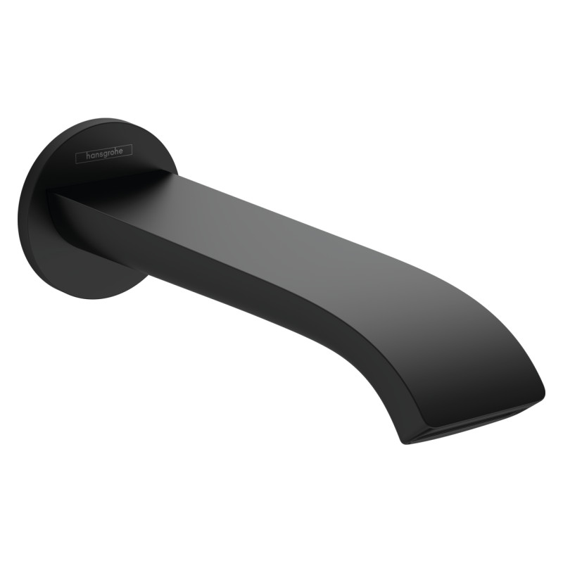 Hansgrohe VIVENIS излив для ванны, 202мм, цвет черный матовый, (75410670)