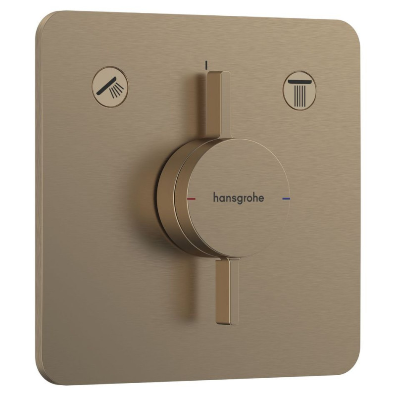 Hansgrohe DUO TURN Q змішувач для 2 споживачів,ПМ, колір шліфованна бронза, (75414140)
