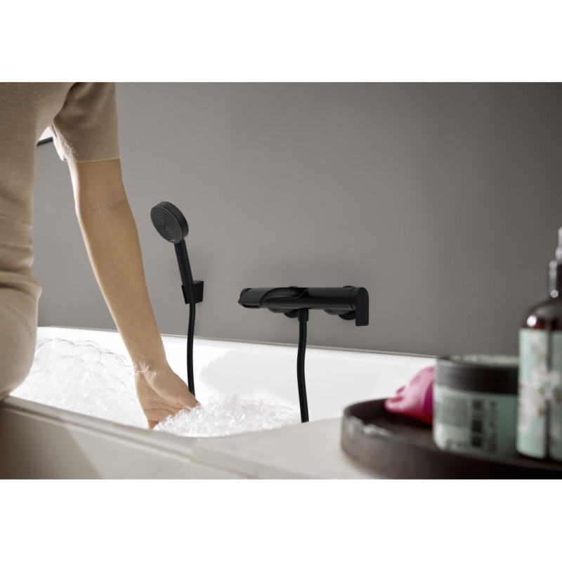Hansgrohe Змішувач для ванни Vivenis чорний матовий