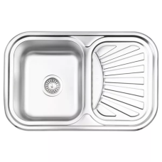 WEZER Кухонна мийка 7549(08) Decor 750x490x180 мм + сифон