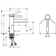 Hansgrohe Змішувач Finoris для умивальника 110 (76020670)