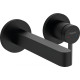 Hansgrohe FINORIS змішувач для умивальника 165, на 2 отвіра, чорний матовий, (76051670)