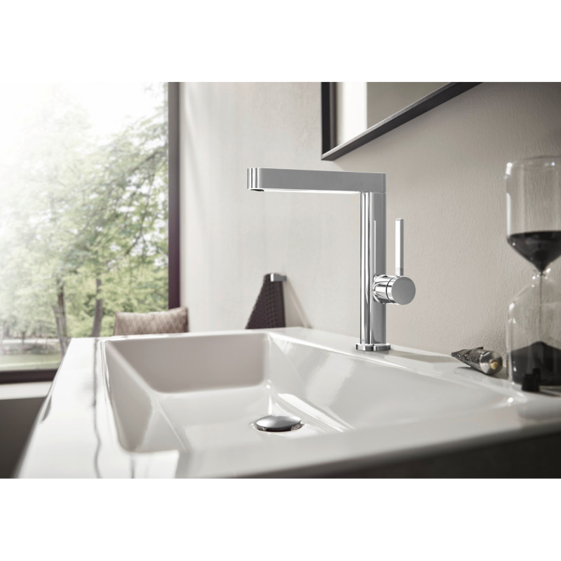 Hansgrohe Змішувач для умивальника Finoris з поворотним виливом (76060000)