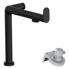 Hansgrohe AQITTURA M91 змішувач для кухні, 240, 1jet, чорний матовий, (76804670)