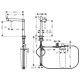 Hansgrohe AQITTURA M91 змішувач для кухні, 240, 1jet, чорний матовий, (76804670)