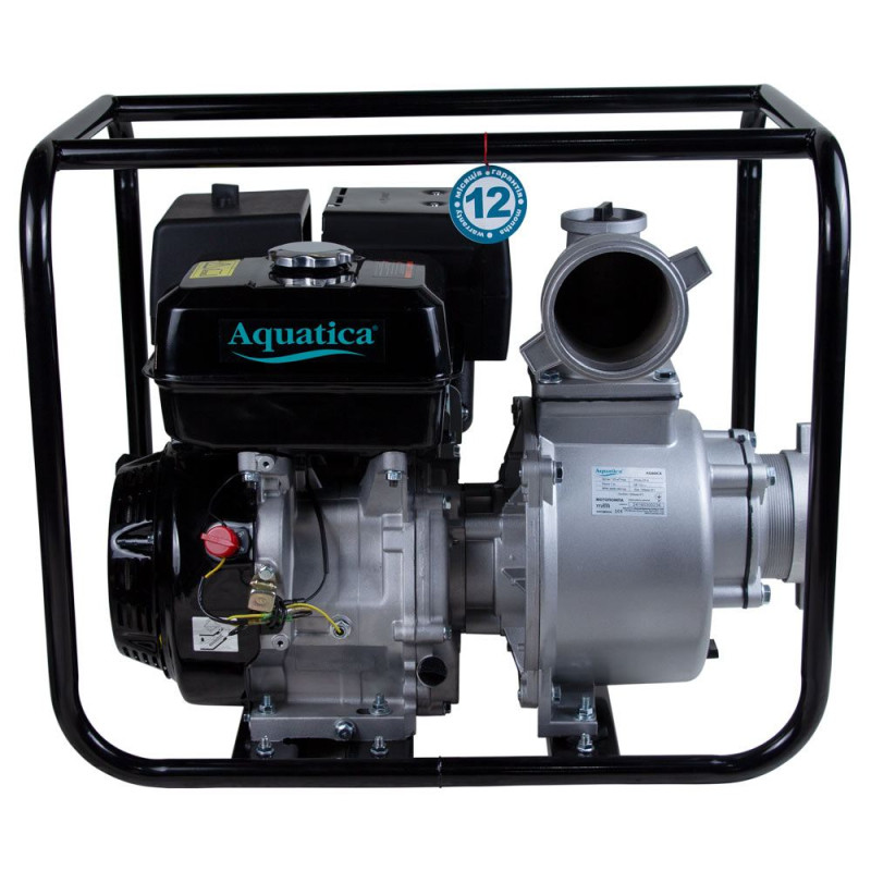 Aquatica Мотопомпа 18 к.с. Hmax 35м Qmax 120м³/год (4-х тактний) AQ60CX (772533)