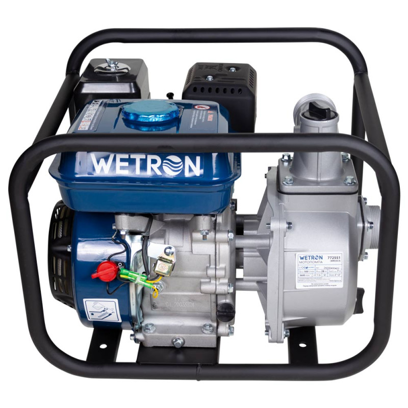 WETRON Мотопомпа 7.5 к.с. Hmax 28м Qmax 30м³/ч (4-х тактний) WM50CX (772551)