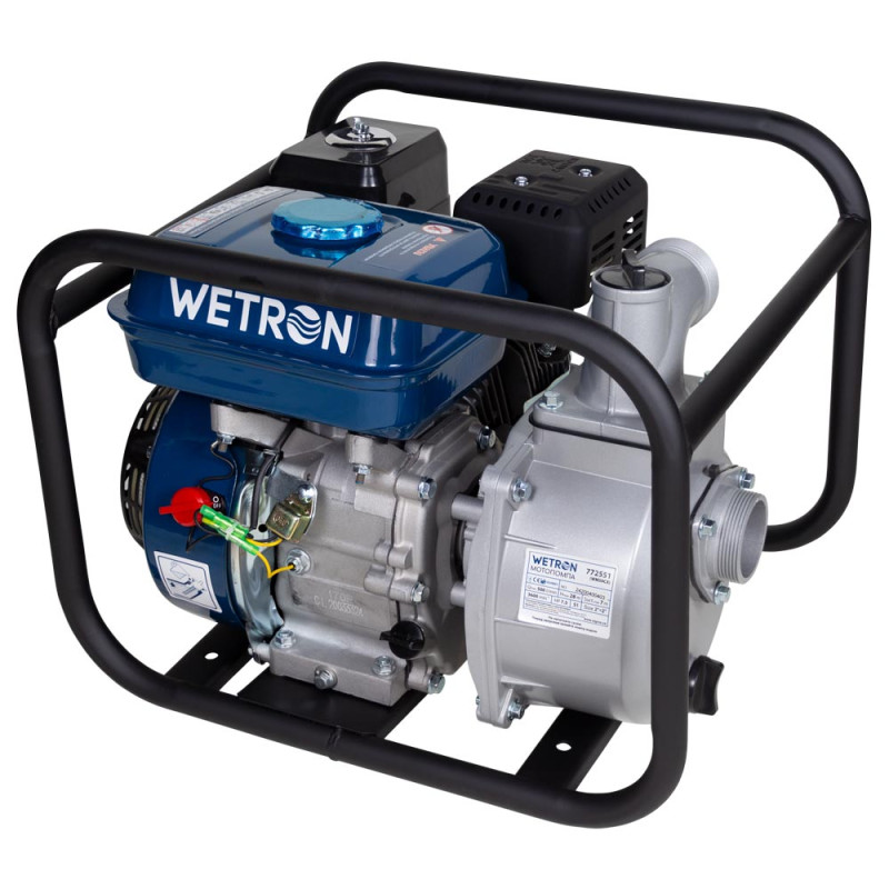 WETRON Мотопомпа 7.5 к.с. Hmax 28м Qmax 30м³/ч (4-х тактний) WM50CX (772551)