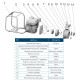WETRON Мотопомпа 7.5 к.с. Hmax 28м Qmax 30м³/ч (4-х тактний) WM50CX (772551)