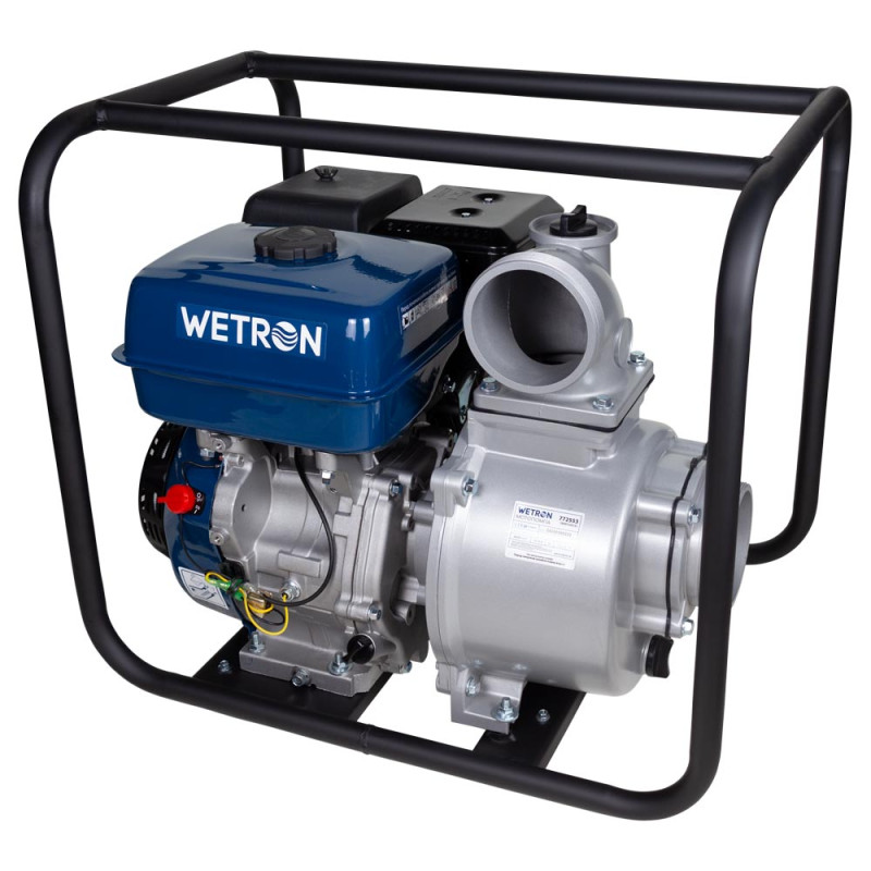 WETRON Мотопомпа 15 к.с. Hmax 30м Qmax 110м³/ч (4-х тактний) WM100CX (772553)