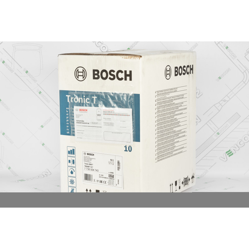 BOSCH Бойлер компакт Tronic 2000 T Mini, 10л, 1,5кВт, под мийкою B, (7736504743)