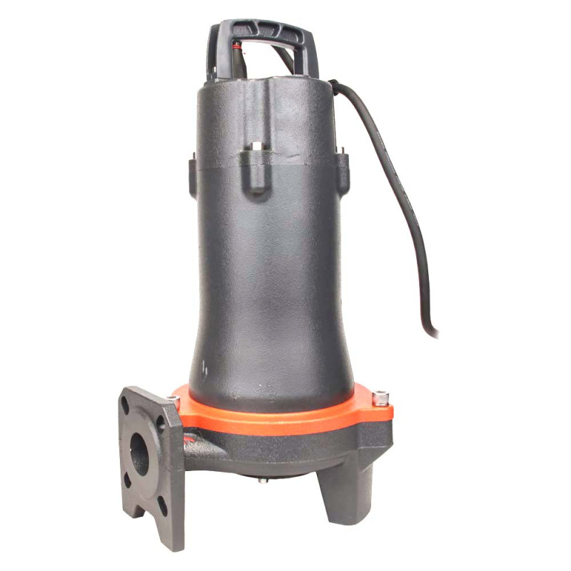 Насос каналізаційний 400В 2.2кВт Hmax 23м Qmax 400л/хв (з ріжучим механізмом) LEO 3.0 50SWP12-19-2.2L/QG (7739633)