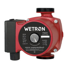 WETRON Насос циркуляційний 75Вт Hmax 4м Qmax 30л/хв Ø1