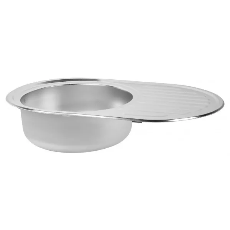WEZER Кухонна мийка 7750(08) Satin 770x500x180 мм + сифон