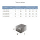 Dongyin Насос вихровий свердловинний 1.1кВт H 100(38)м Q 45(30)л/хв Ø96мм AQUATICA () 4SKm150 (777312)