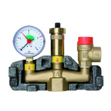 Afriso 779 3825 KSG Група безпеки котла 50кВт 2,5 бар ізоляція