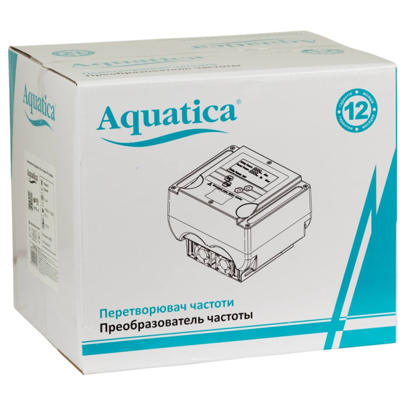 Aquatica Перетворювач частоти 3~380В × 3~380В до 2.2кВт із датчиком тиску (AVF-2.2ТL) (779714)