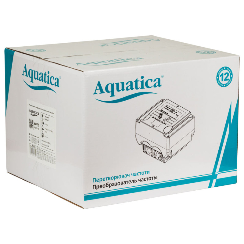 Aquatica Перетворювач частоти 3~380В × 3~380В до 4.0кВт з датчиком тиску (AVF-4.0ТL) (779715)