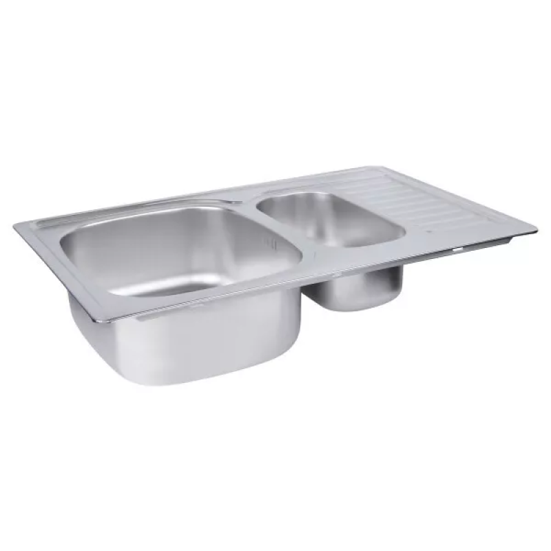 WEZER Кухонна мийка 7850(08) Satin 780x500x180 мм + сифон