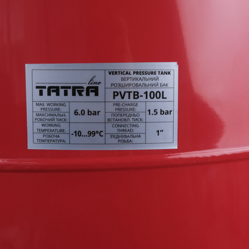 Tatra-line Бак круглий для опалення 100 л VT100