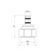 Наконечник Icma 16 мм 24х1,5 №100 (81100GH06)