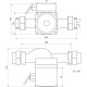 OPTIMA Насос циркуляційний OP25-40-180, G 1 1/4