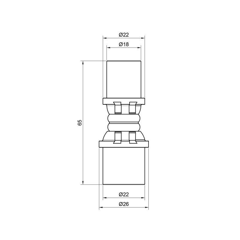 Icma Муфта прес 20х16 №400 (81400BQGH06)