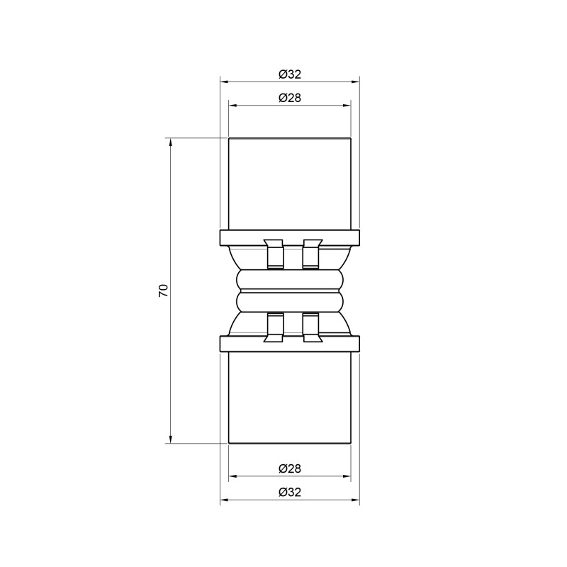 Icma Муфта прес 26 №400 (81400GP06)