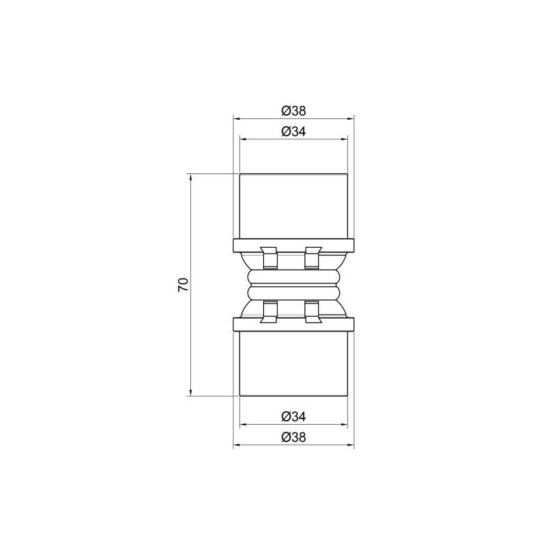 Icma Муфта прес 32 №400 (81400GQ06)
