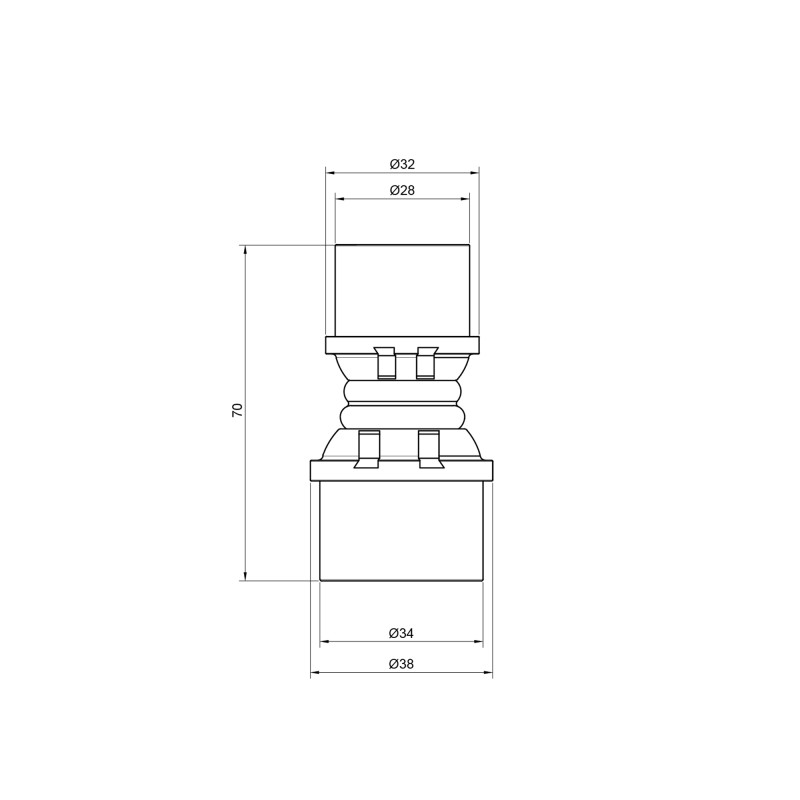 Icma Муфта прес 32х26 №400 (81400GQGP06)