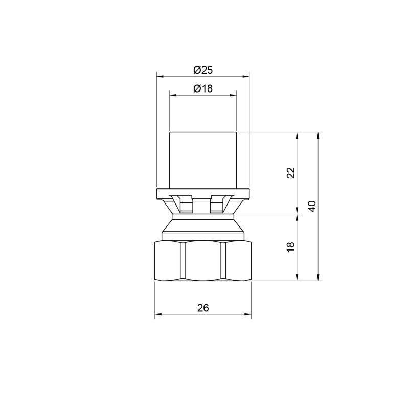 Icma Перехідник прес 16х1/2