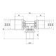 Icma Трійник прес 20х20х26 №406 (81406BQBQGP06)