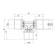 Icma Трійник прес 26х26х26 №406 (81406GP06)