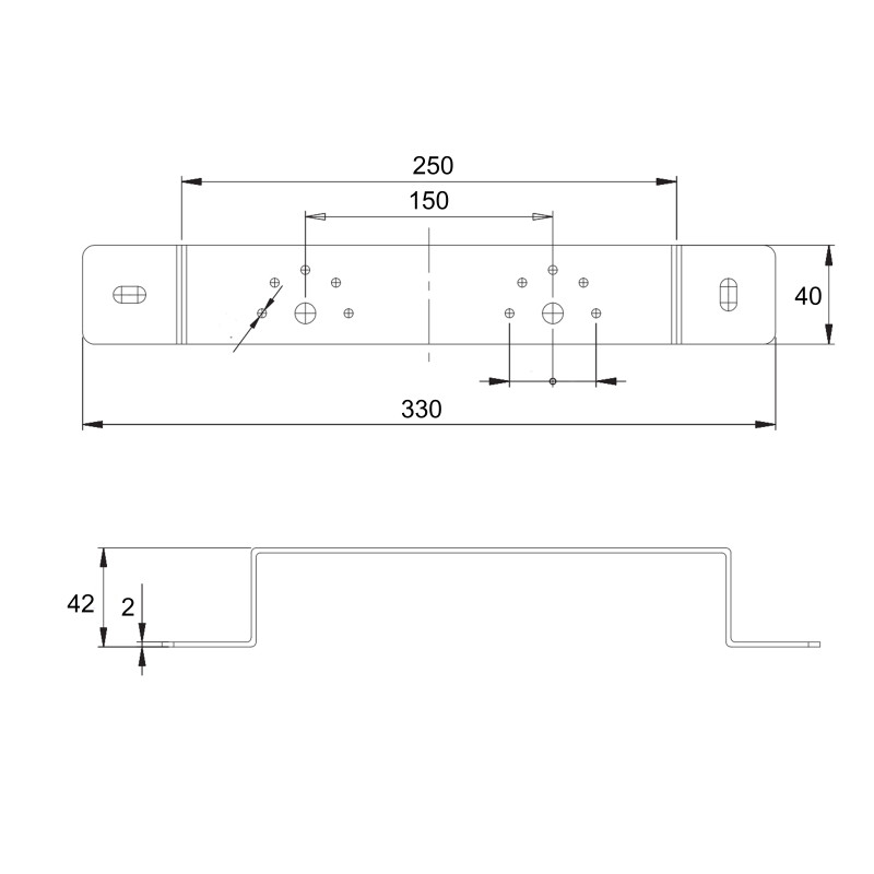 Кронштейн Icma для монтажа гіпсокартону 150 № 432 SD00053345