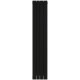 Nova Florida Радиатор алюминиевый (4 секции) Ledro S/90 1600 мм BLACK COFFEE (81ELE05404)