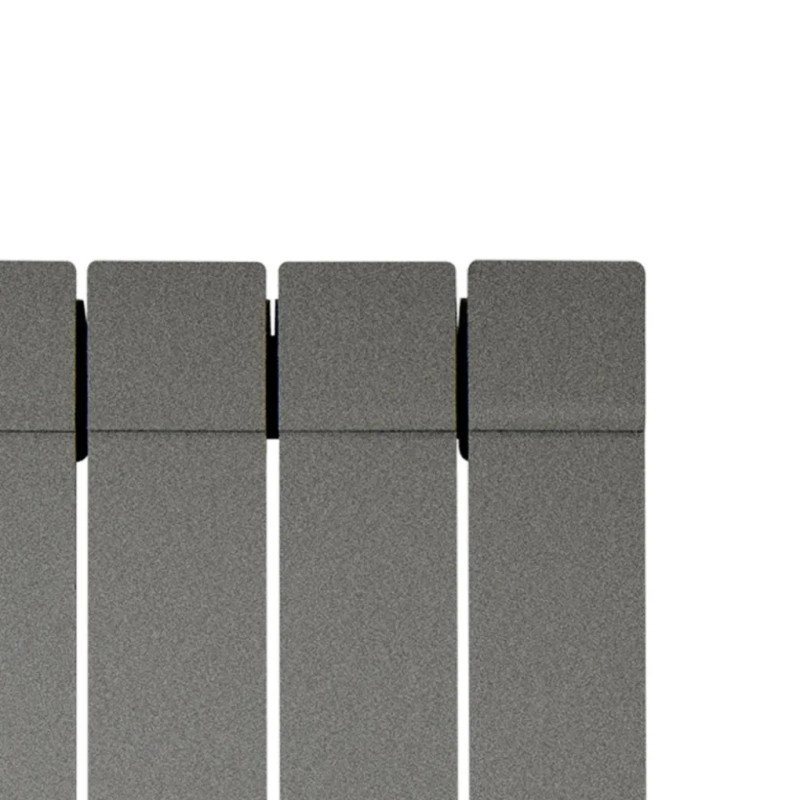 Nova Florida Алюминиевый радиатор (5 секций) LEDRO S/90 1600 мм GRAPHITE 3R (81ELE3R405)