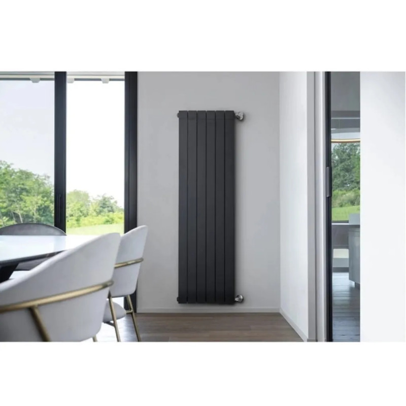 Nova Florida Радиатор алюминиевый (4 секции) LEDRO S/90 1800 мм ARDESIA/SLATE GREY 3B (81FLE04404)