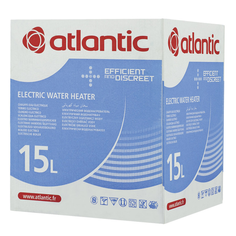 Atlantic Водонагрівач (бойлер) електричний OPro Compact PC 15 SB (2000W) 15 літрів (821454)
