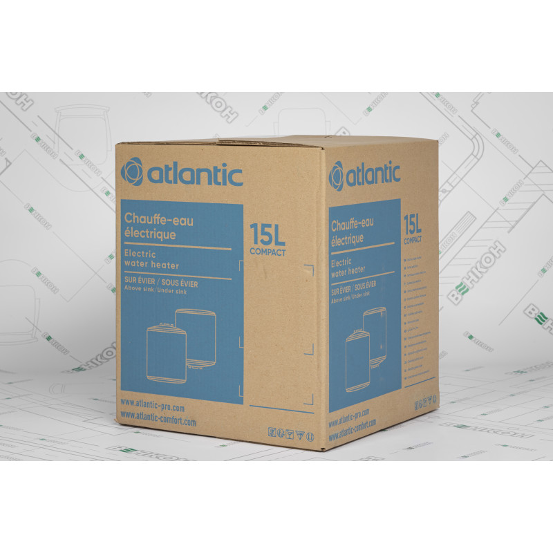 Бойлер Atlantic OPro Compact PC 15 SB (2000W) (821454)