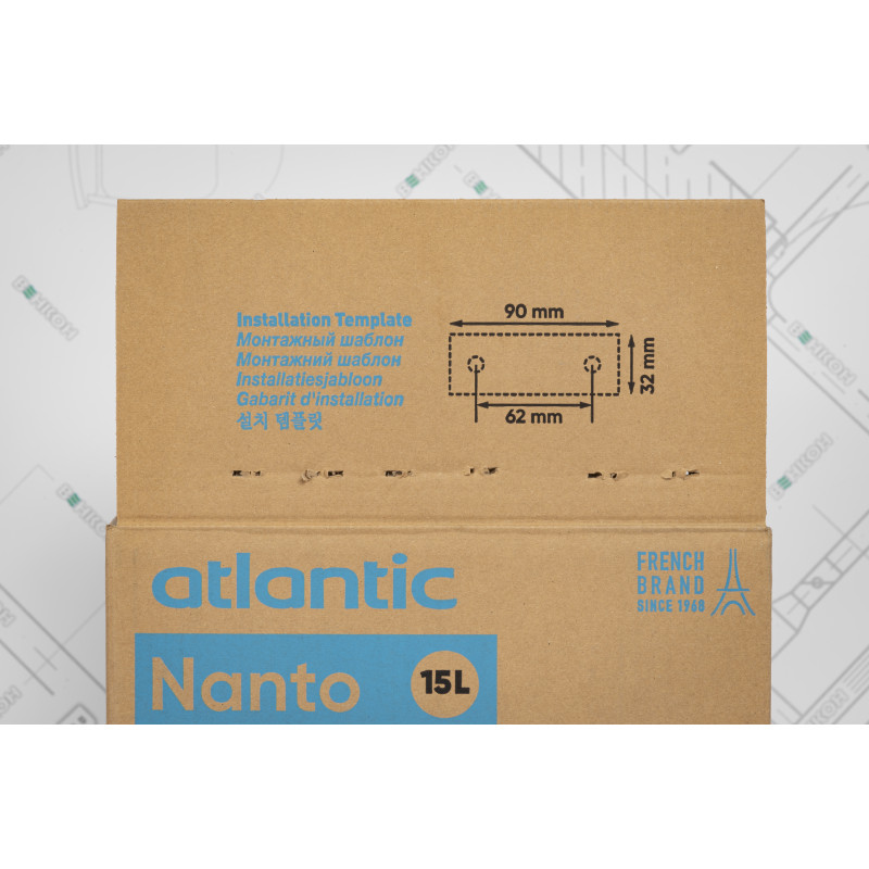 Бойлер Atlantic Nanto SWH 15U M-N1 2000W (821526)