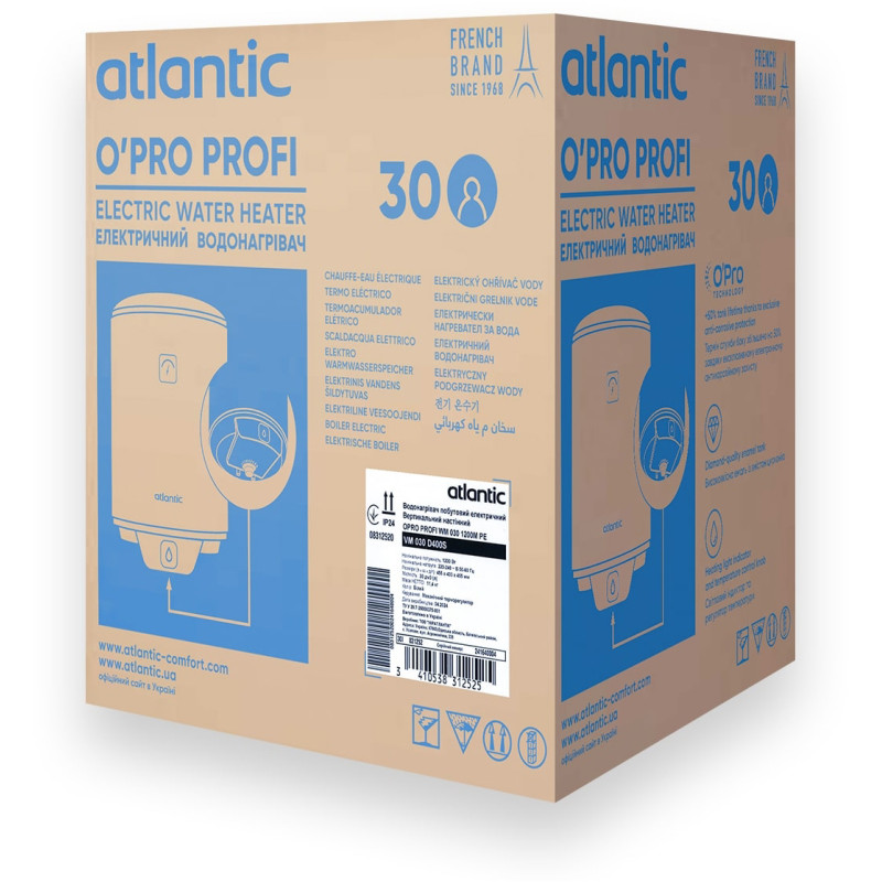 Бойлер Atlantic Opro Profi VM 030 D400S (1200W) (831252)