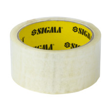 SIGMA Скотч пакувальний прозорий 45мм×50м (8401221) (6 шт)