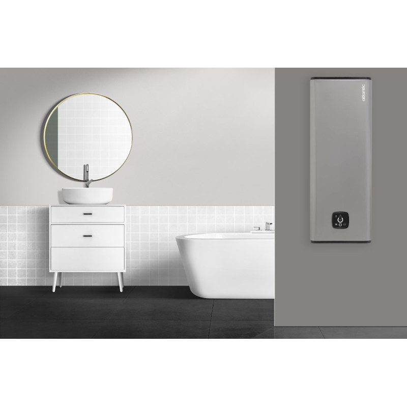 Atlantic Бойлер Vertigo Steatite WI-FI 80 ES-MP0652F220-S WD (2250W) silver 65 л. (841321)